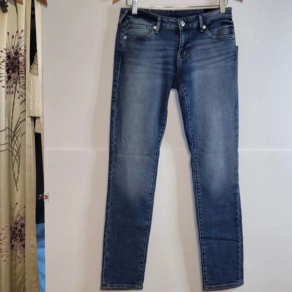 True Religion Stella Low Rise Skinny Med/Light Wash Wmns Sz 27 NWT #009 - Picture 2 of 10